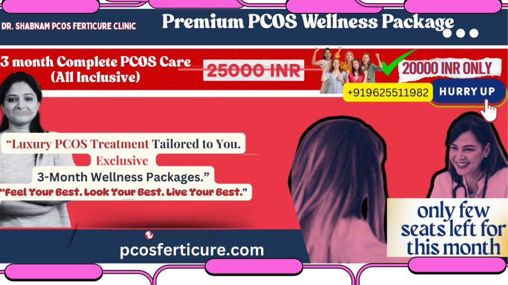 Certainly! Below is a complete draft for the **front page** of your website that targets wealthy women suffering from PCOS. The content is designed to be luxurious, professional, and clear while emphasizing the exclusive nature of your services.

---

### **Welcome to Premium PCOS Wellness**

#### **Exclusive 3-Month PCOS Treatment Plan for Women Who Deserve the Best**

At Premium PCOS Wellness, we believe every woman deserves personalized, top-tier care when it comes to managing PCOS. Our exclusive 3-month treatment packages are designed to help you regain hormonal balance, vitality, and overall well-being with a combination of modern medicine, holistic treatments, and expert consultations.

### **Transform Your Health with Tailored Solutions**

PCOS is a common yet complex condition, and we know it can be overwhelming. That’s why we offer a bespoke approach to treatment that caters specifically to your needs. From personalized medications to natural wellness therapies and ongoing support, we are committed to helping you achieve the results you deserve.

---

### **What We Offer**

#### **1. Tailored Medications**
Our expert doctors will prescribe the most effective medications for your unique symptoms, helping to balance your hormones and reduce the impact of PCOS on your health.

#### **2. Holistic Natural Treatments**
We take a holistic approach to your treatment, incorporating natural remedies and lifestyle strategies to support your body and enhance the results of modern medicine.

#### **3. Exclusive Consultations with Experts**
You will receive regular one-on-one consultations with experienced specialists who will track your progress, answer your questions, and adjust your treatment plan as needed for the best possible results.

---

### **Why Choose Us?**

#### **🌸 Personalized Care & Expertise**
We understand that each woman’s experience with PCOS is unique. Our treatments are fully personalized to address your specific needs, helping you achieve lasting results in a way that feels right for you.

#### **🌿 Comprehensive Wellness Approach**
Our approach is holistic, combining the best of modern medicine with natural therapies, lifestyle changes, and emotional support. We believe in a complete solution to PCOS, not just symptom management.

#### **💎 VIP Experience**
With Premium PCOS Wellness, you’ll enjoy VIP care at every step. From luxurious treatment environments to private consultations, your health journey will be as exclusive and seamless as it should be.

---

### **Exclusive 3-Month Package**

For a limited time, take advantage of our **Exclusive 3-Month PCOS Treatment Package**:

- **Original Price:** ₹30,000  
- **Special Offer Price:** ₹25,000 (Save ₹5,000)  
- **Limited-Time Offer – Save ₹5,000 Today!**

This comprehensive 3-month package includes:
- **Personalized Medication Plan**  
- **Holistic Natural Treatments**  
- **Expert Consultations Every Month**  
- **Tailored Lifestyle and Wellness Recommendations**  
- **24/7 VIP Support**

---

### **Our Approach to Healing**

#### **Step 1: Initial Consultation**
Book your consultation with one of our expert specialists who will assess your unique needs, medical history, and PCOS symptoms.

#### **Step 2: Personalized Treatment Plan**
Based on your initial consultation, we will create a completely personalized treatment plan for you, including the right medications, natural remedies, and lifestyle changes.

#### **Step 3: Ongoing Support & Monitoring**
Throughout the 3-month program, you will receive continuous support through monthly consultations, ensuring that we adjust your plan as needed and track your progress to achieve the best results.

---

### **Client Success Stories**

**"I’ve struggled with PCOS for years, and nothing ever seemed to work until I found Premium PCOS Wellness. The personalized care and holistic approach truly transformed my health. I’m feeling more balanced and confident than ever before!"**  
— *[Client Name], 35, Mumbai*

---

### **Book Your Consultation Today**

Don’t wait any longer to take control of your health. Book your **Exclusive 3-Month PCOS Treatment Package** today and start your journey toward hormonal balance, wellness, and vitality.

#### **Contact Us:**
- **Phone:** [Insert Phone Number]  
- **Email:** [Insert Email Address]  
- **Address:** [Insert Clinic Address, if applicable]

#### **Or Send Us a Message:**
[Insert contact form or WhatsApp link]

---

### **Limited-Time Offer – Act Fast!**

Our exclusive PCOS treatment package is only available at this discounted rate for a limited time. Don’t miss out—take advantage of this opportunity today!

---

### **Stay Connected**

Follow us on social media to stay updated on the latest offers, health tips, and client success stories.  
- **Instagram:** [Insert Instagram Link]  
- **Facebook:** [Insert Facebook Link]  
- **LinkedIn:** [Insert LinkedIn Link]

---

### **Frequently Asked Questions (FAQ)**

#### **1. What is included in the 3-month PCOS treatment package?**  
The package includes personalized medications, natural treatments, monthly consultations with our experts, and holistic lifestyle recommendations.  

#### **2. How long does it take to see results?**  
Every woman is different, but most of our clients start seeing improvements within the first 2-3 months. Your progress will be carefully monitored throughout your treatment.

#### **3. Is this treatment safe?**  
Yes, all treatments are backed by scientific research and administered under the supervision of licensed professionals. We ensure that each treatment is tailored to your unique needs.

#### **4. Can I continue my existing treatment alongside your plan?**  
Our specialists will work with your existing healthcare providers to ensure that our treatment plan complements any medications or therapies you're currently using.

---

### **Get Started Today**

Ready to take the first step toward better health?  
**Contact us now** to schedule your consultation and learn more about how our exclusive PCOS treatment package can help you achieve the hormonal balance you deserve.

---

This website layout provides a luxurious, professional feel, with a focus on personalized care and the exclusive nature of your services. It invites potential clients to engage with your brand through multiple touchpoints, such as consultations, contact forms, and social media links.